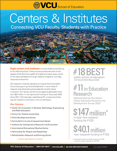 Centers and Institutes Fact Sheet