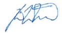 Signature of Brian C. White, chair of the VCU School of Education's Advancement Council.