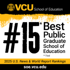 Virginia Commonwealth University’s School of Education has advanced to 15th among public schools of education in the 2025 U.S. News & World Report graduate education rankings, up from 16th last year.