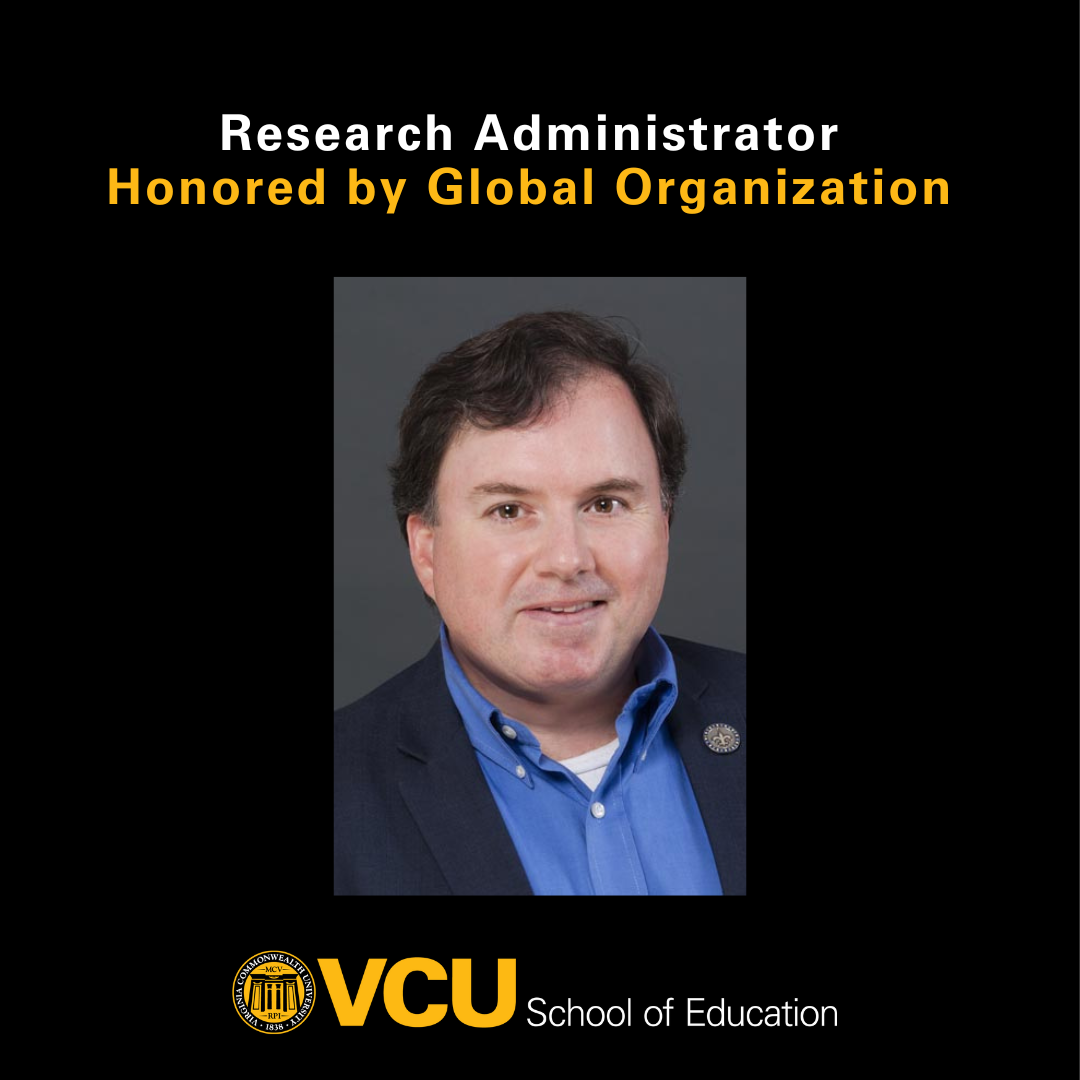 Jose G. Alcaine, Ph.D. Research Administrator Honored by Global Organization - VCU School of Education